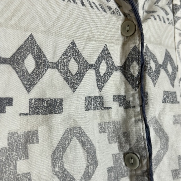 Victoria’s Secret southwest button-down long sleeve flannel sleep shirt large - Picture 3 of 6